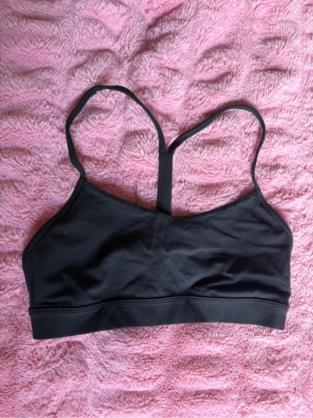 lululemon athletica Black V-Back Light Support Sports Bra